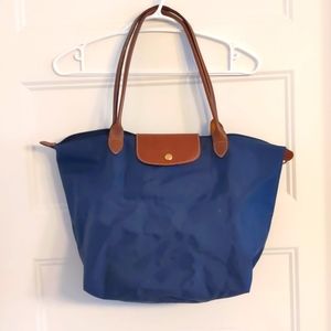 Navy Longchamp Bag